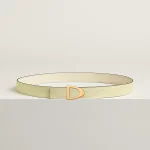 Cavaliere belt buckle & Reversible leather strap 24 mm - Image 2